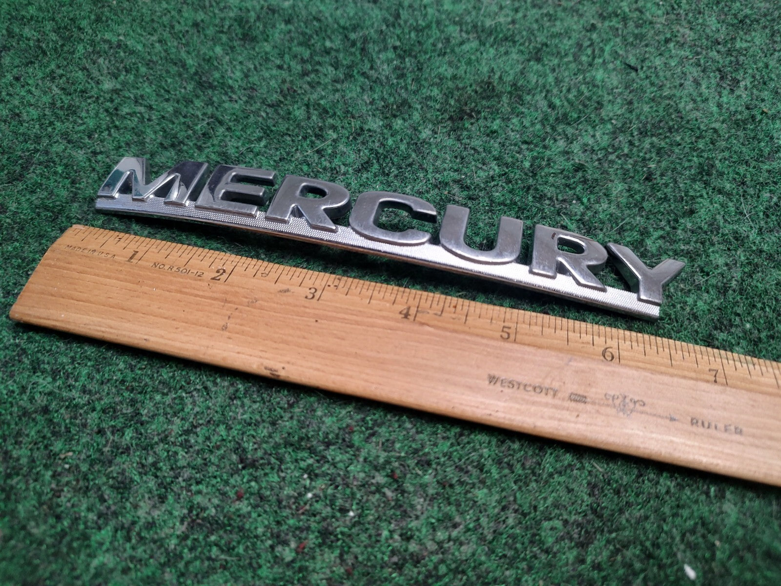2000-2003 MERCURY SABLE REAR GATE LID EMBLEM BADGE SYMBOL LOGO LETTERS OEM 3S6