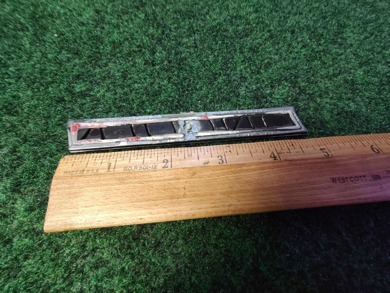 Lincoln OEM  Plastic Vintage Emblem Badge Logo Nameplate Name Plate 4.75" 6S4