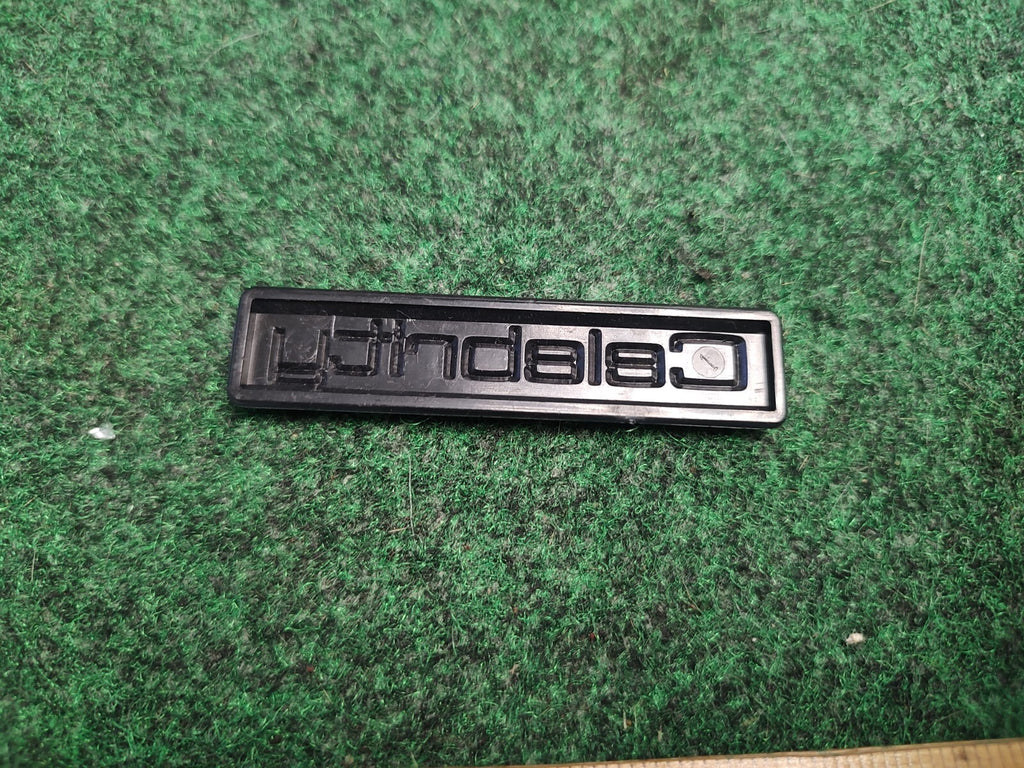 Chevy OEM Celebrity Chrome & Black Emblem Badge Logo Nameplate Name Plate 1S9