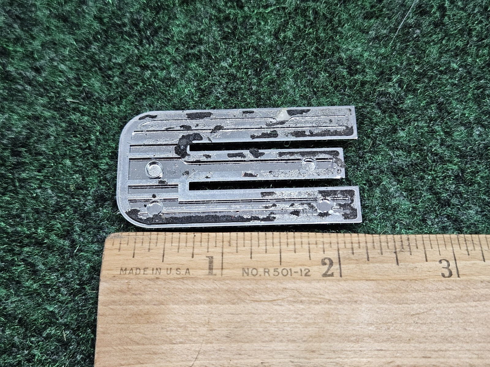 OEM "E" Chrome Letter Sign Lettering Emblem Badge Logo Nameplate 7S6