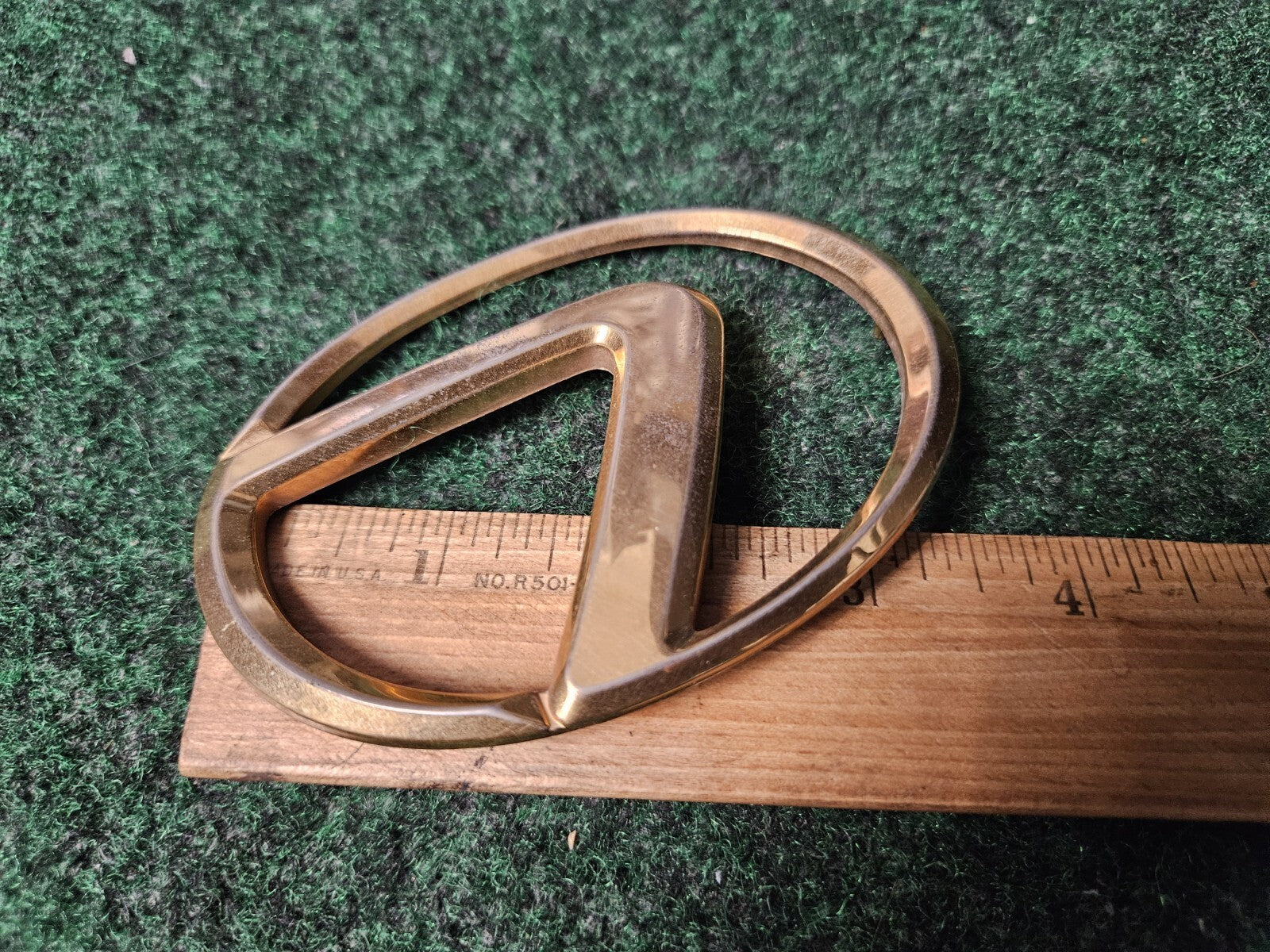 Lexus OEM 1992-1996 ES300 ES 300 Gold Rear Emblem Badge Logo 8347 5M1