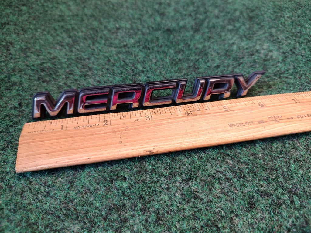 1992-1997 Mercury Grand Marquis Emblem Logo Badge Driver Rear Panel Chrome 3S1