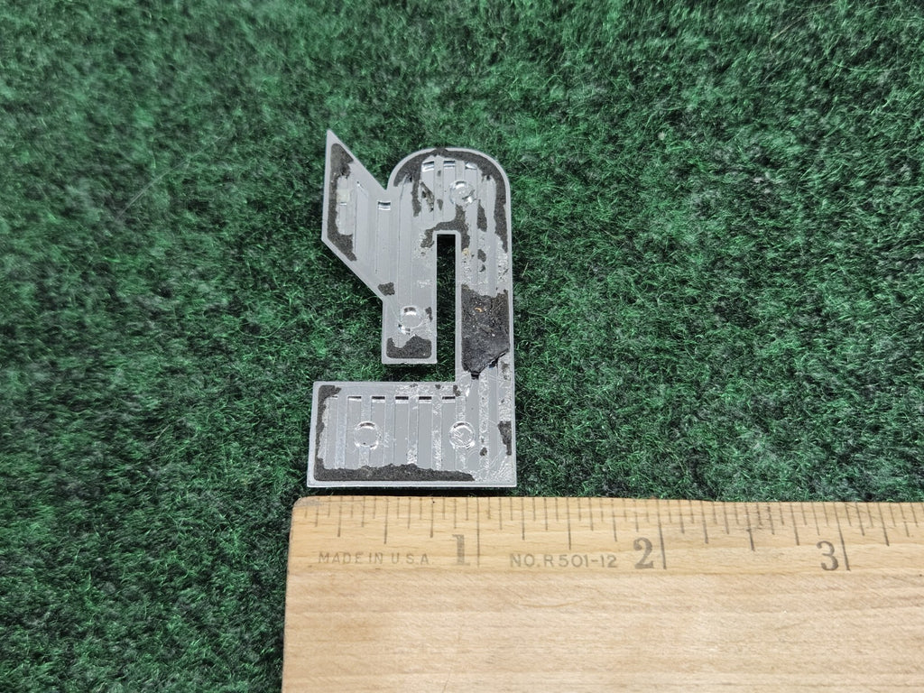 OEM "R" Chrome Individual Letter Lettering Emblem Badge Logo 3D Nameplate R 2S6