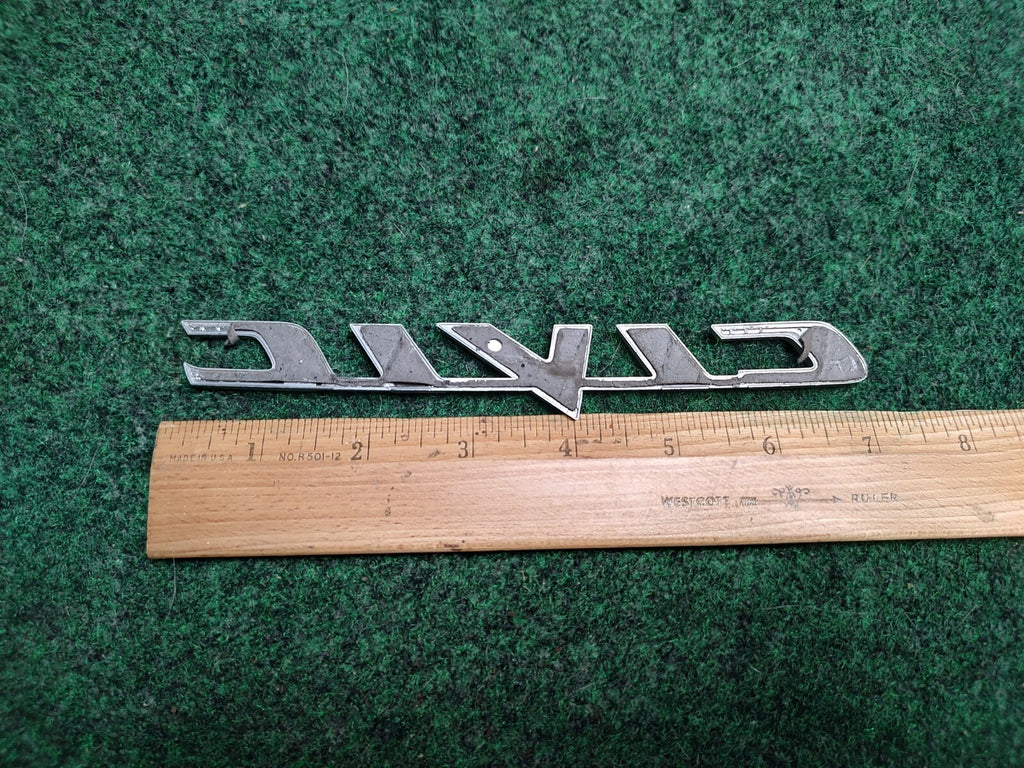 Honda Civic Chrome Plastic Emblem Badge Logo Nameplate Name Plate OEM 1S2