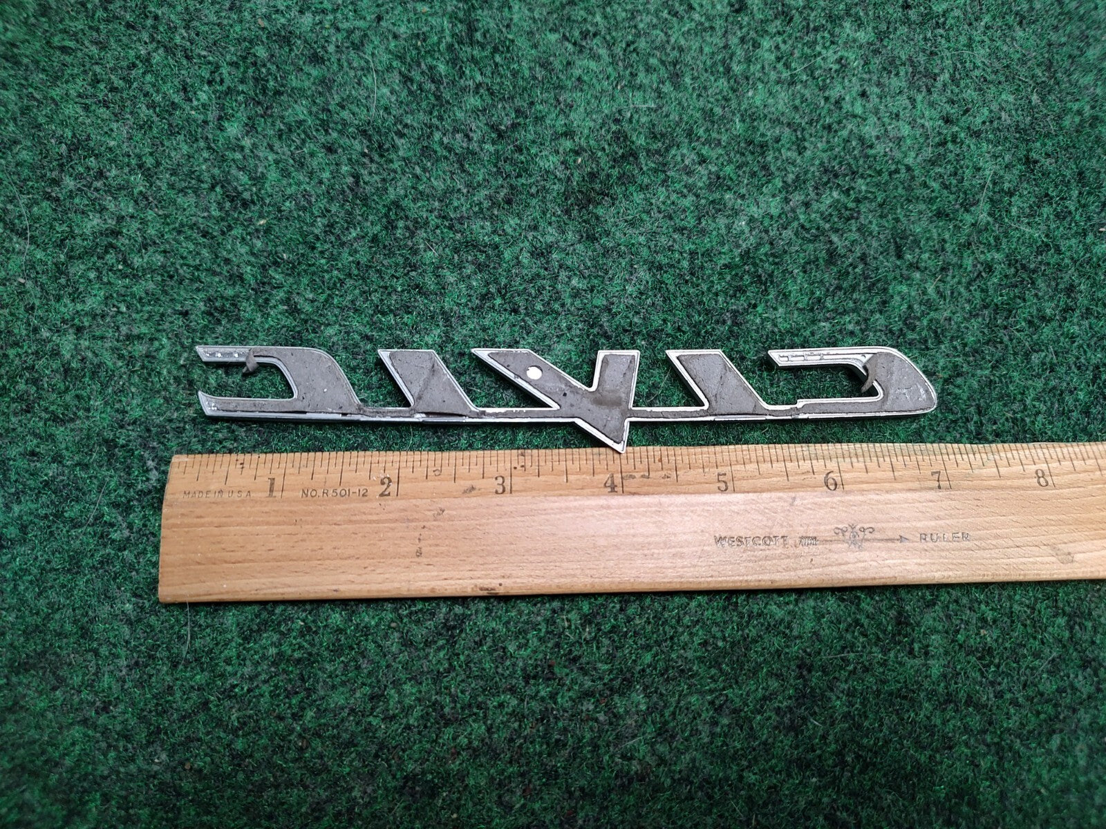 Honda Civic Chrome Plastic Emblem Badge Logo Nameplate Name Plate OEM 1S2