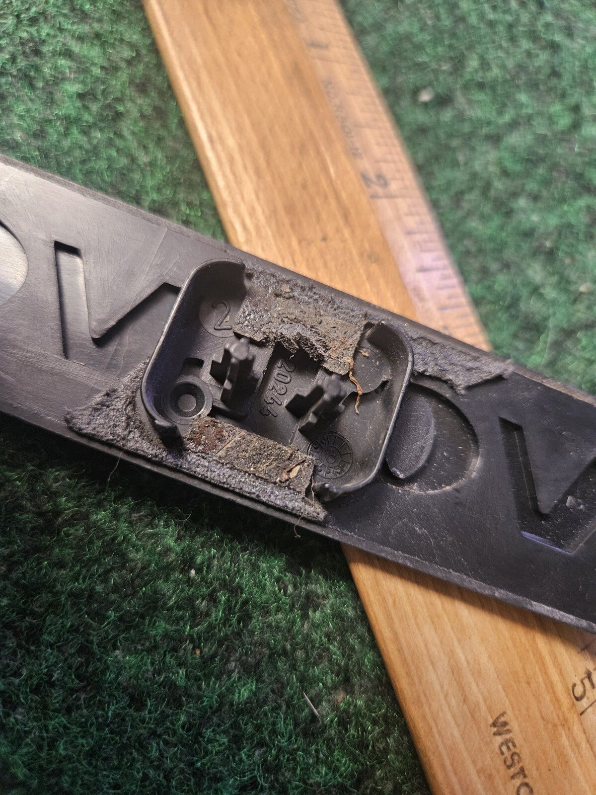 1990's VOLVO Emblem 20244 Badge Nameplate Plastic Chrome Script Car Part OEM 4M8