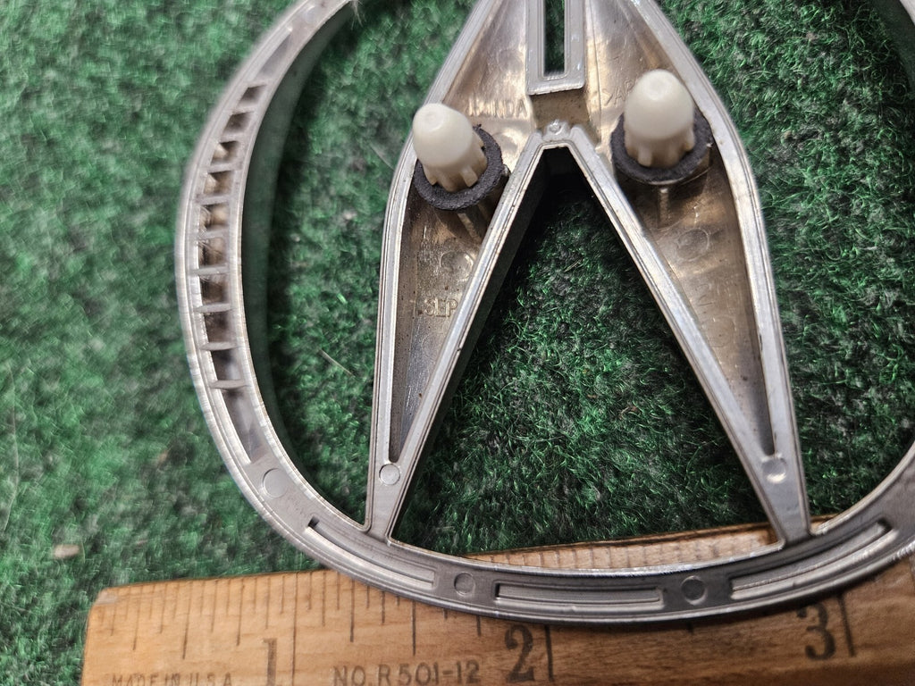 Acura Emblem Logo Badge Symbol Rear Trunk 1 Sep 1 Chrome OEM CL4