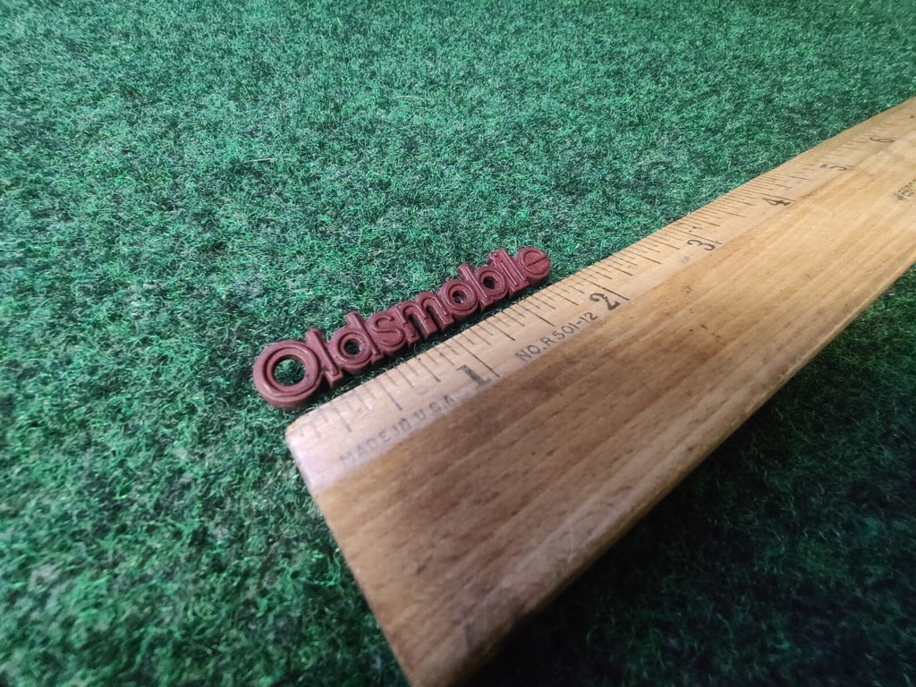 Oldsmobile OEM Chrome Emblem Badge Logo Nameplate Name Plate 2" Inch 8L2