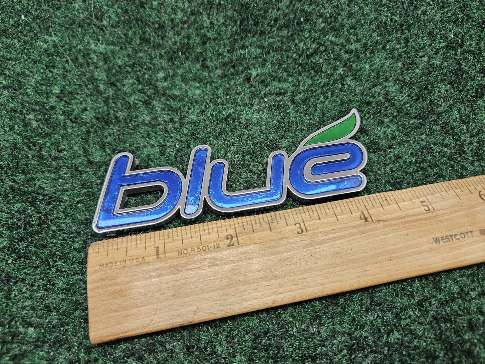 11 12 13 14 HYUNDAI SONATA HYBRID BLUE REAR LID EMBLEM LOGO BADGE SIGN OEM GL3