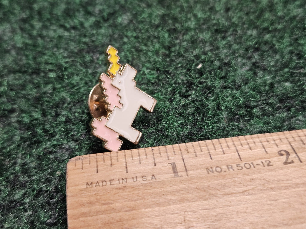 Unicorn Metal Enamel Pin Gold Tone Backing Lapel Backpack Hat Collection Brooch