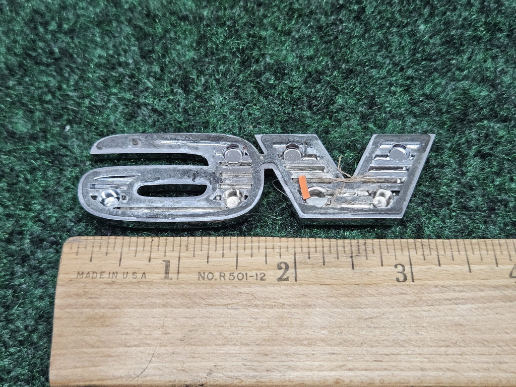 OEM V-6 V6 Chrome Plastic Emblem Badge Logo Nameplate Name Plate 7S7