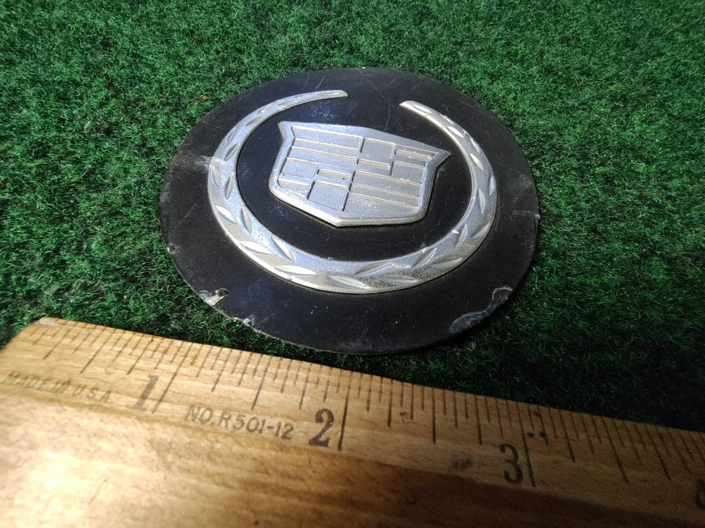 Cadillac OEM Emblem Badge Logo Name Plate Tin Like Material 4S4