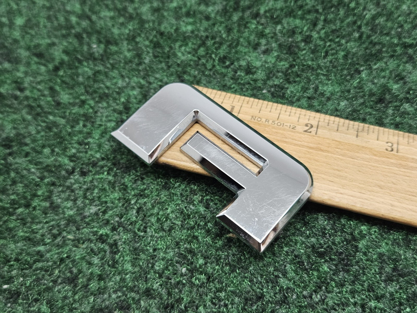 OEM "A" Chrome Individual Letter Lettering Emblem Badge Logo Nameplate 2S2