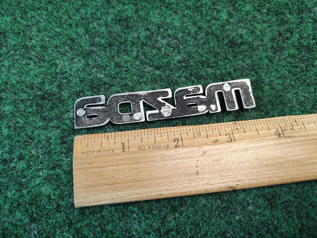 Mazda OEM Chrome Emblem Badge Logo Nameplate Name Plate ~3.75" Inches 4S7
