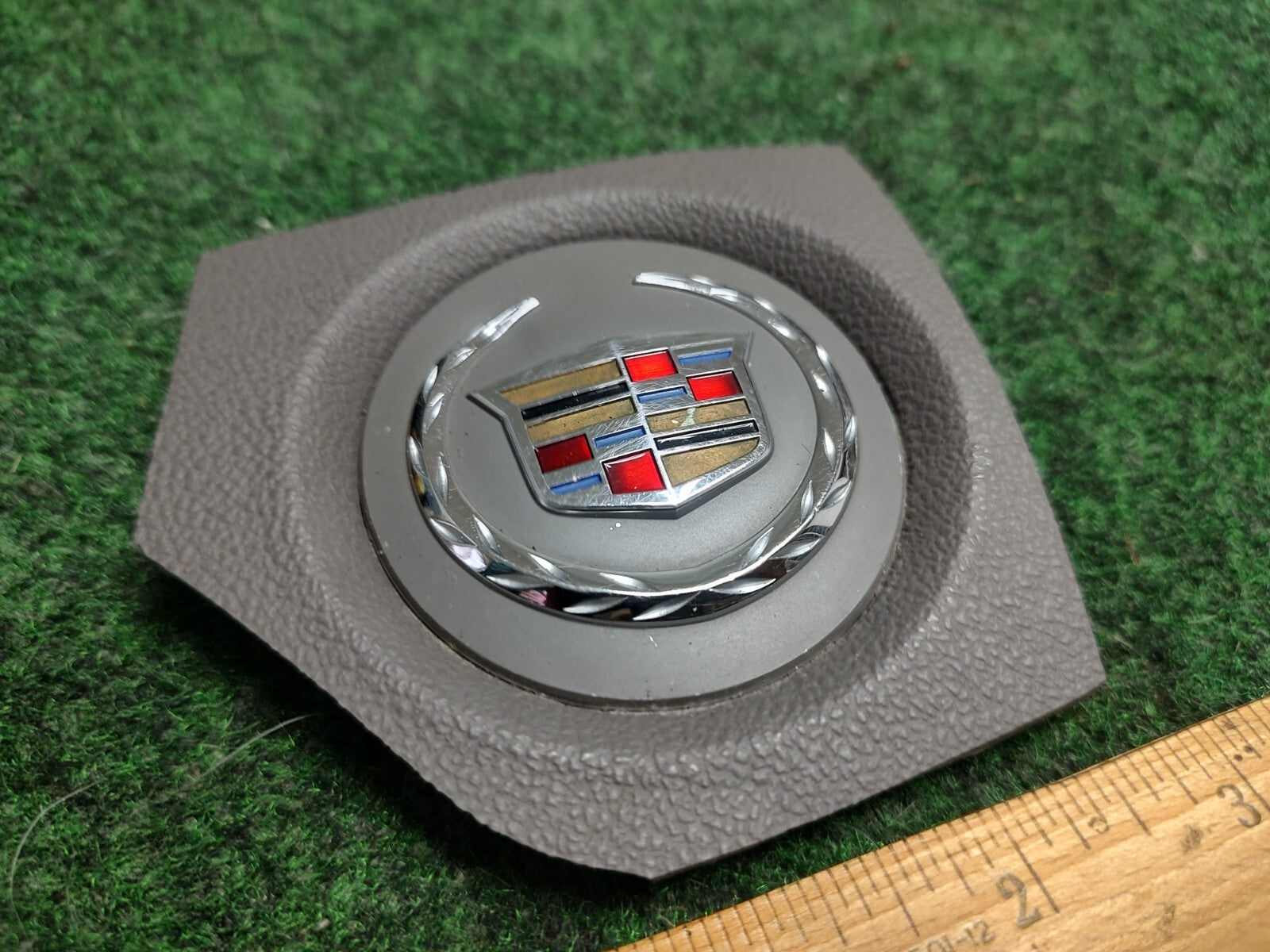 Cadillac OEM Vintage Horn Button Steering Wheel Emblem Badge Logo Name 3S3