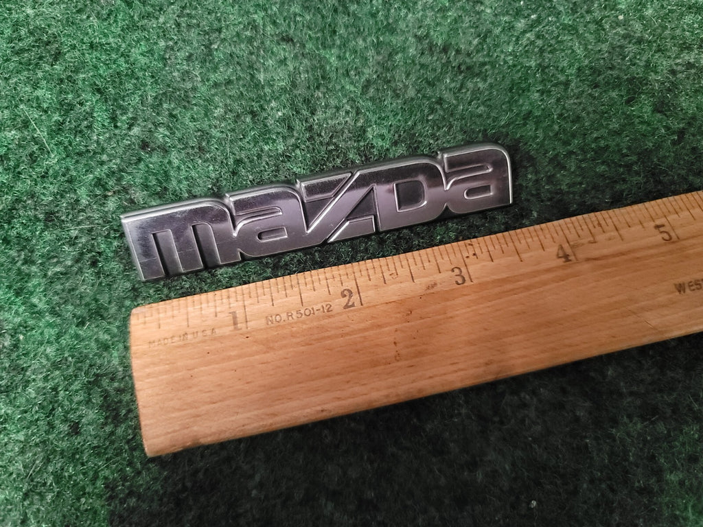 Mazda 3C5A 51 710 Name Badge Emblem Vintage 5S8