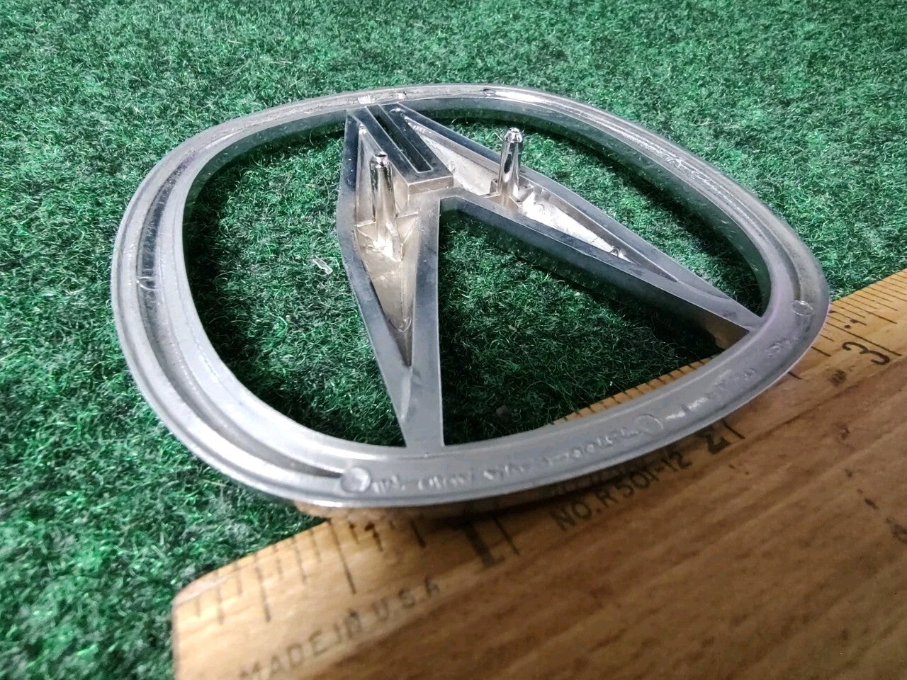 2000-2006 ACURA MDX A EMBLEM REAR TRUNK LID LOGO SYMBOL BADGE CHROME OEM 3M1