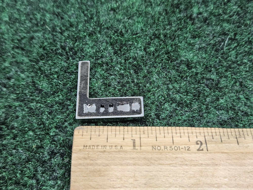 OEM "L" Chrome Individual Letter Lettering Emblem Badge Logo Nameplate 7S6