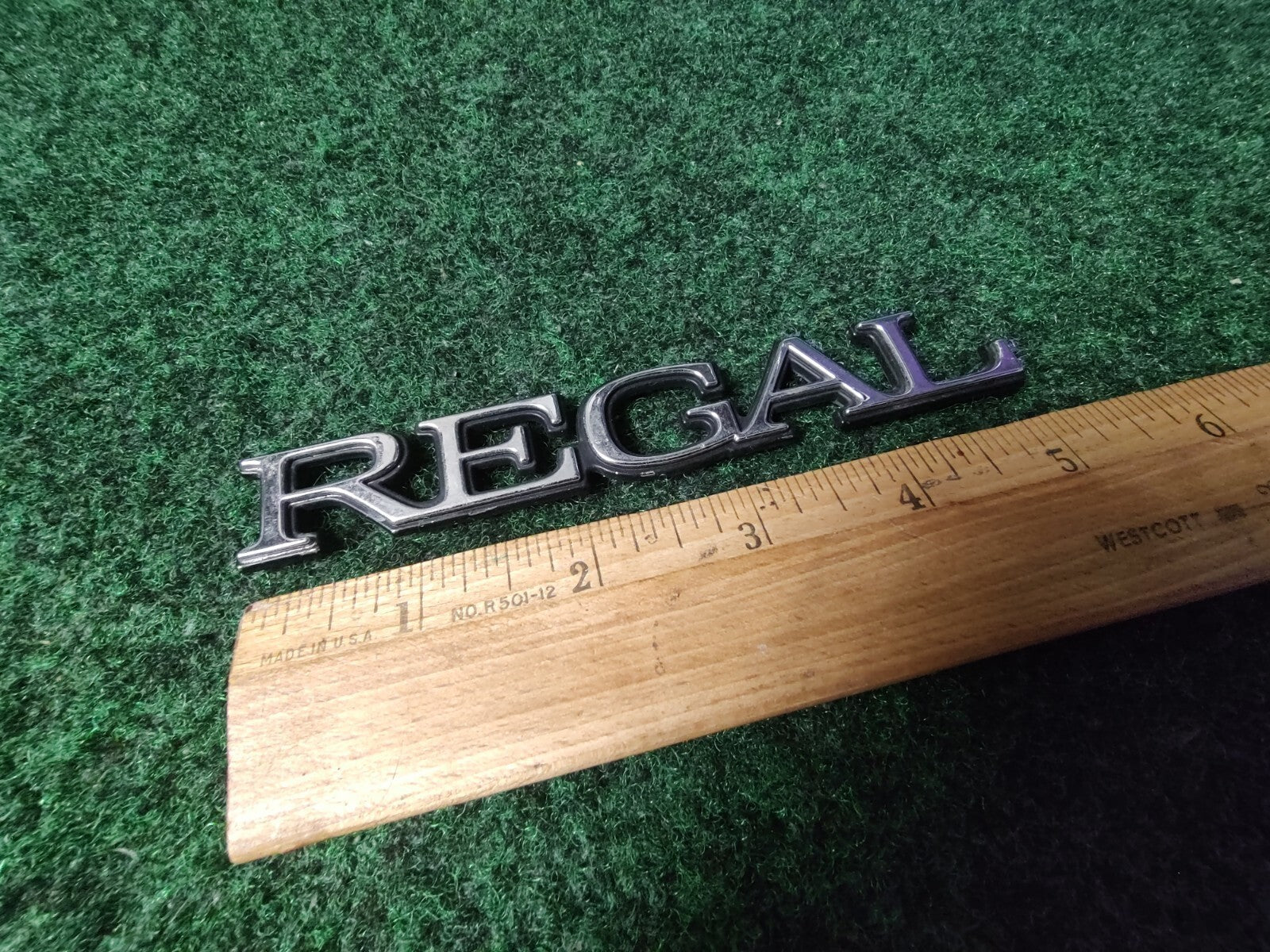 Buick OEM Regal Chrome 5.125" Emblem Badge Logo Nameplate Name Plate 6S4