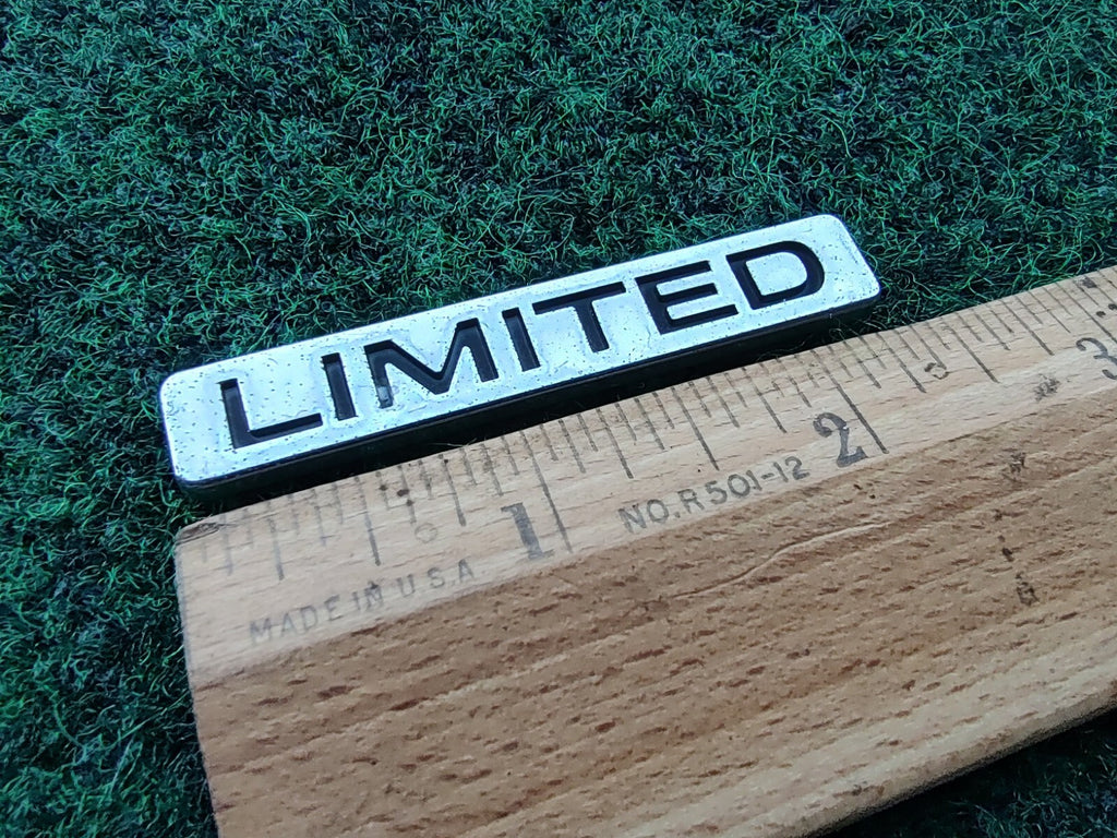OEM Limited Chrome 2.4" Emblem Badge Logo Nameplate Name Plate Insignia 8L9