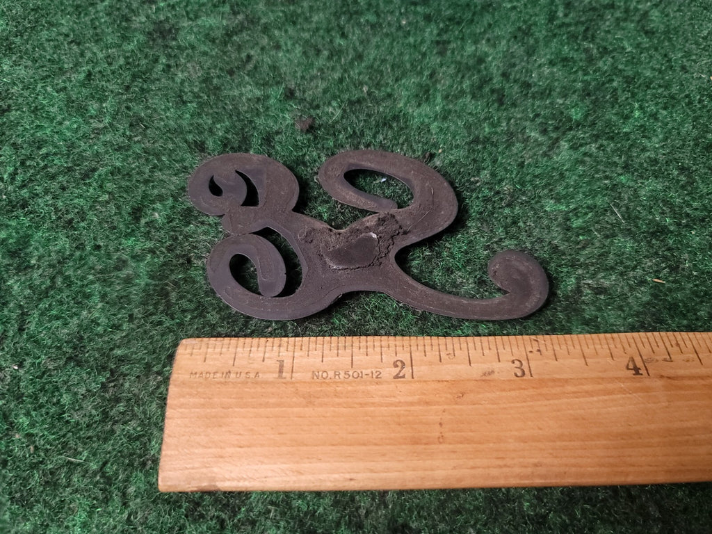 Vintage "SE" Script Emblem Badge Nameplate Name Plate Badge Logo 5S5