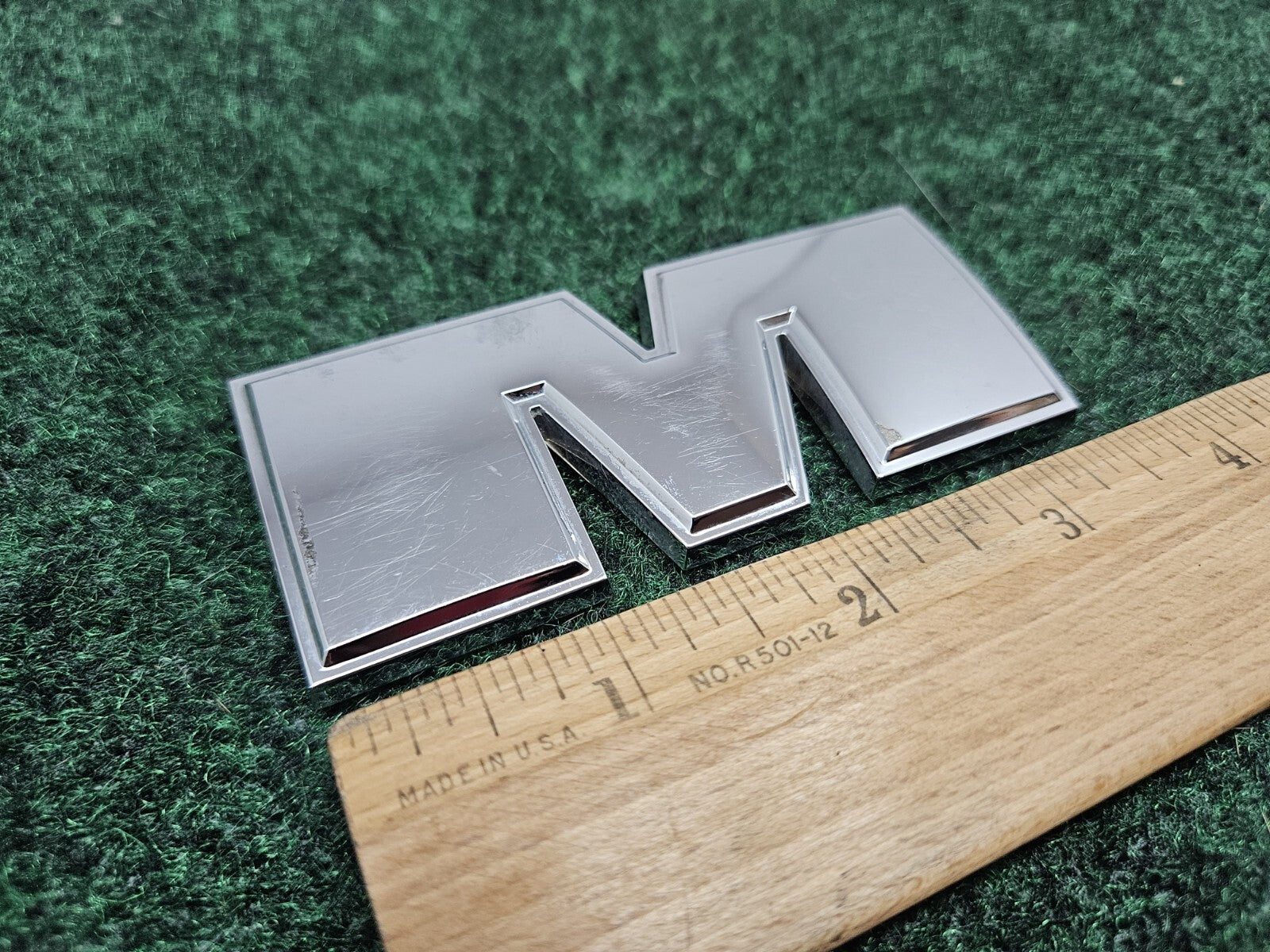 Dodge OEM 2009-2018 Ram "M" Door Letter Emblem Badge Logo Nameplate 3D 7S6