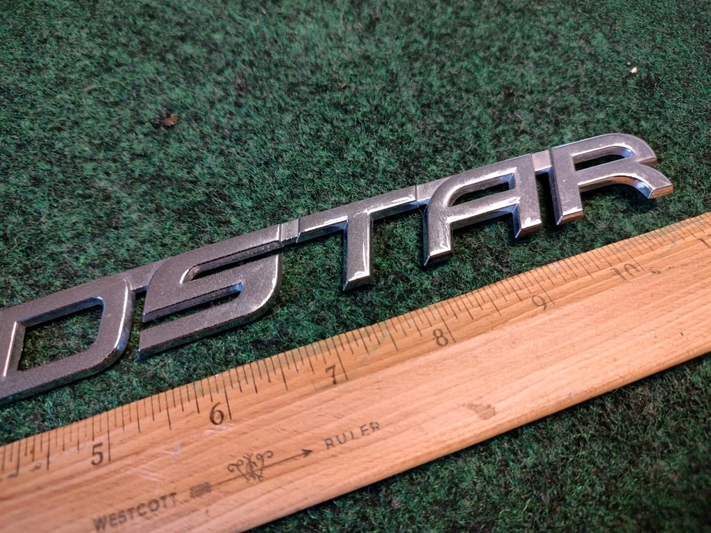 99 00 01 02 03 FORD WINDSTAR REAR CHROME EMBLEM LOGO BADGE SYMBOL USED OEM 10L3