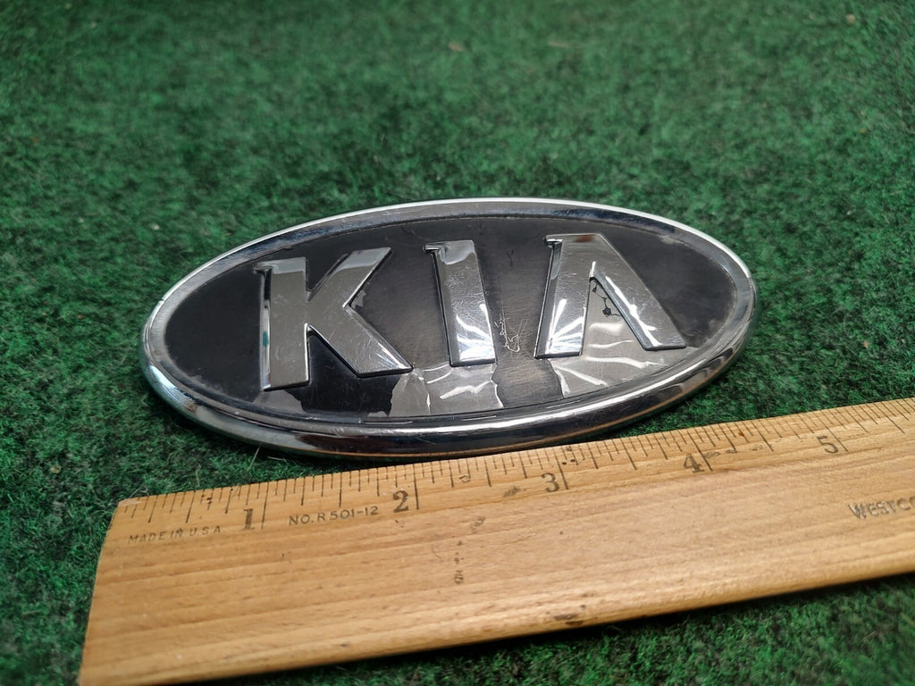 2016 Kia Sportage Front Grille Emblem Black Chrome SYH301-130 OEM 3S5