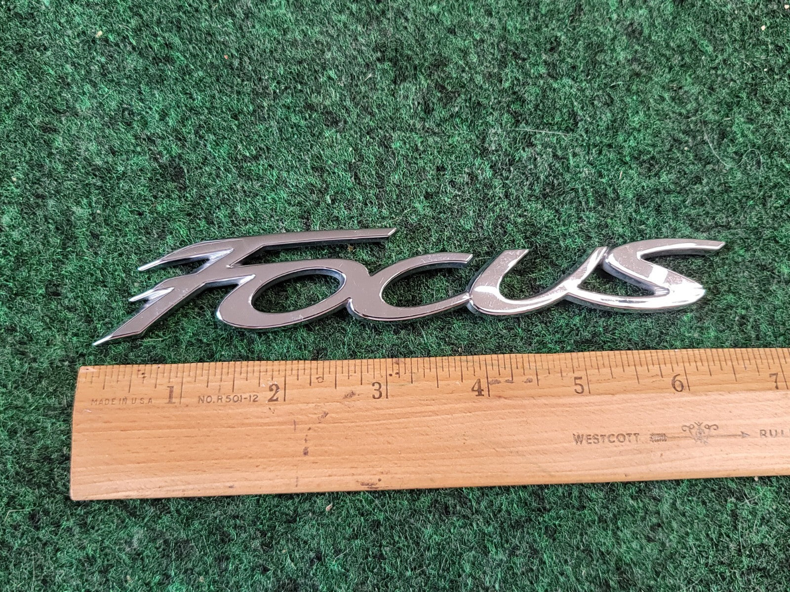 2012-18 Ford Focus Emblem Rear Trunk Chrome Badge Nameplate Logo Letter Name 1M3