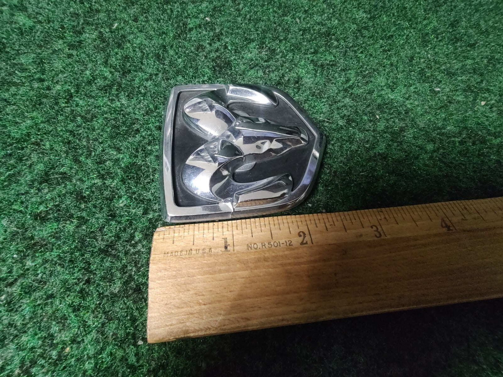 Dodge Front Grille Emblem Logo Badg OEM Name Plate Name See Measurements 1S3