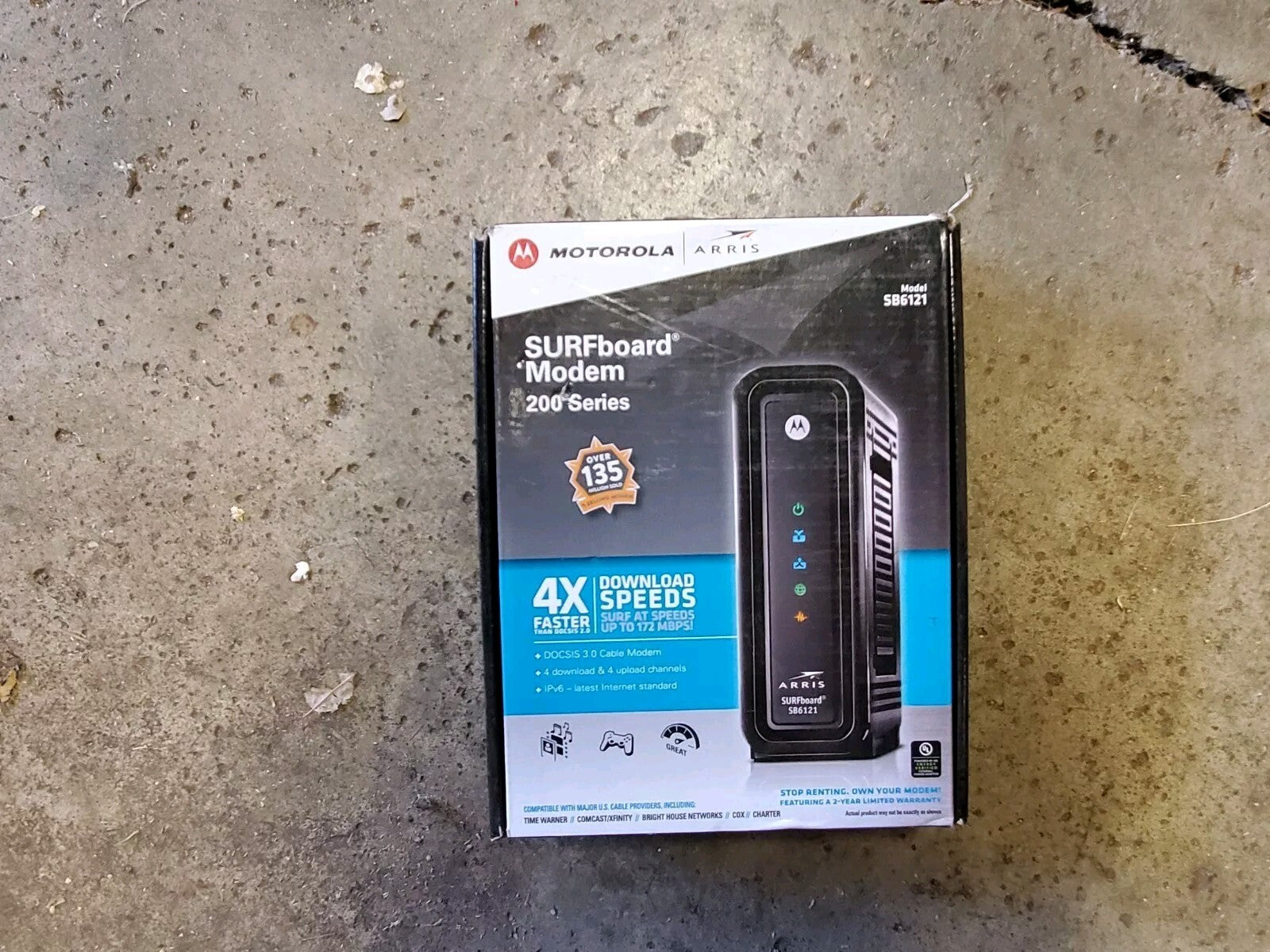 Arris SURFboard SB6121 DOCSIS 3.0 Cable Modem B3J