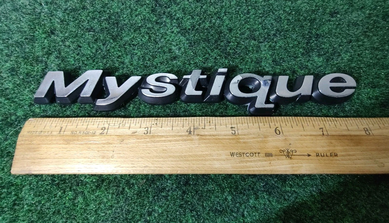 95 96 97 98 99 00 MERCURY MYSTIQUE REAR EMBLEM LOGO BADGE SIGN SYMBOL OEM 5S5