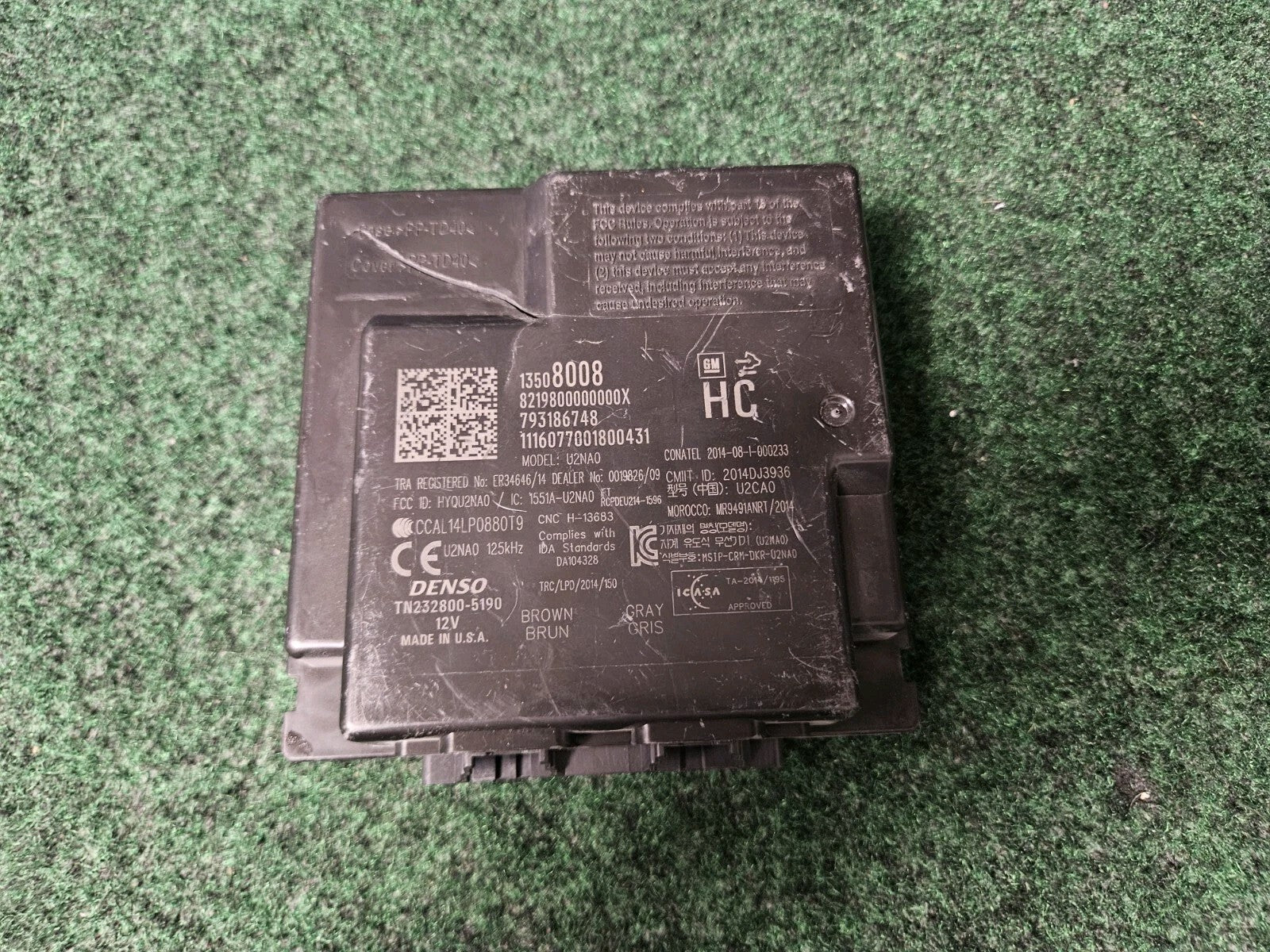 2016 2017 2018 Chevy Camaro SS Keyless Entry Control Module OEM GM 13508008 4M3