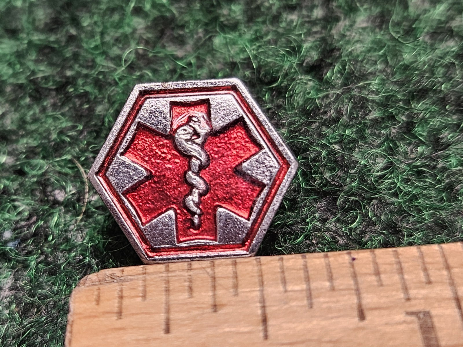 Caduceus Staff - Symbol Of Medicine, Medical Alert Or EMT Lapel Pin Brooch