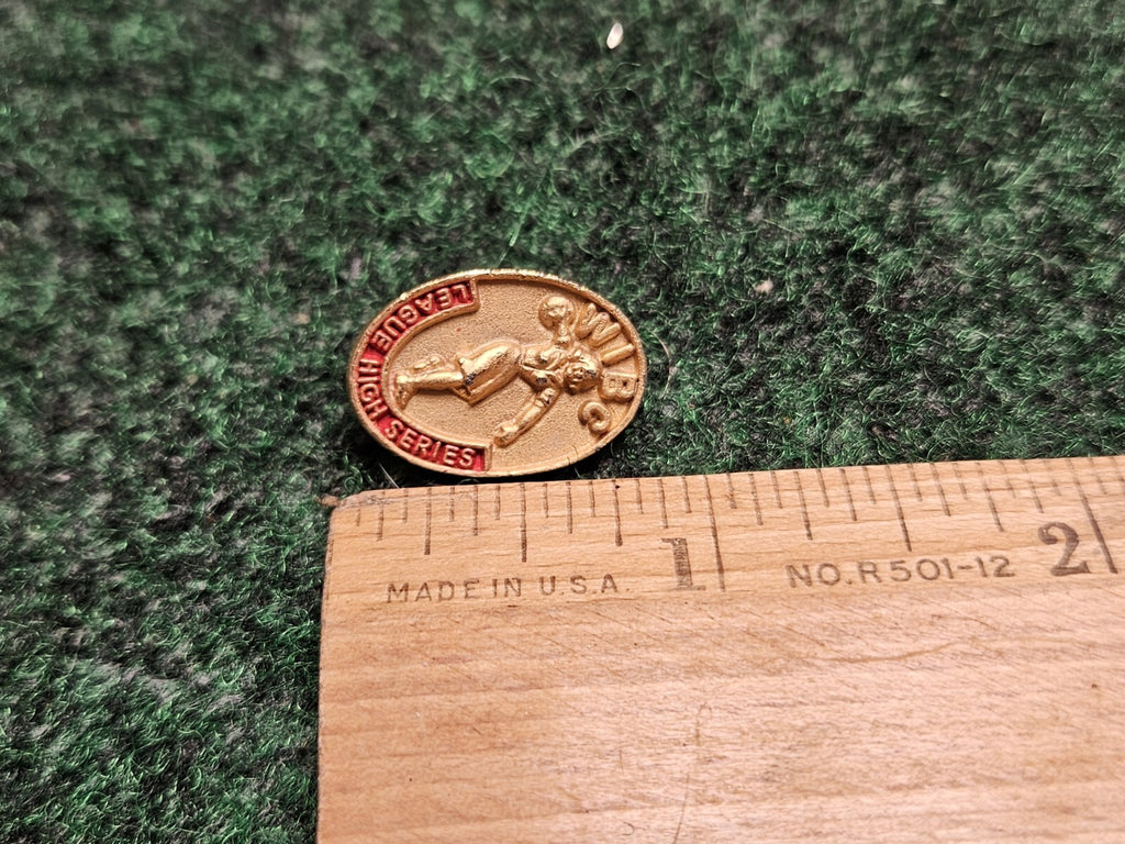 WIBC Bowling Lapel Pins Awards Enamel Club State Pin