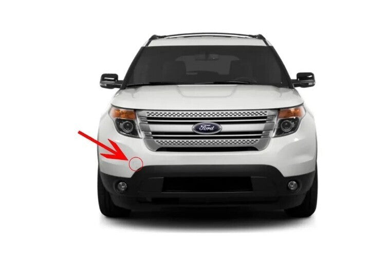 Car Front Bumper Tow Hook Eye Cover Cap for 11-15 Ford Explorer PRIMED 1L3