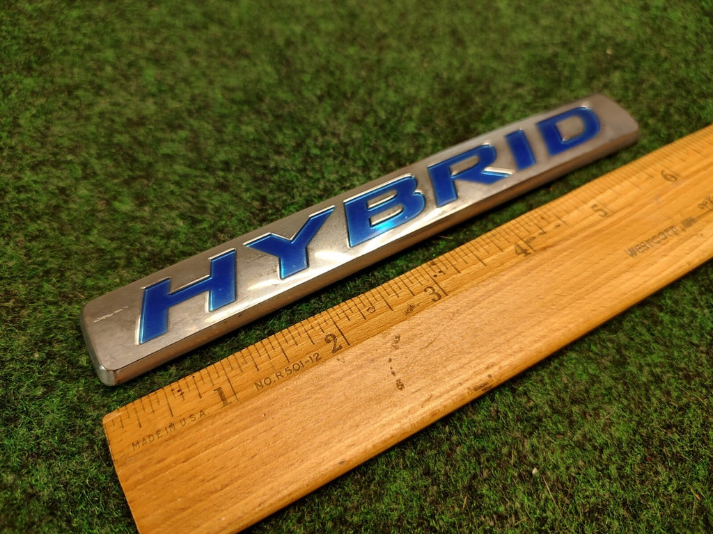 Toyota OEM Hybrid Chrome Blue Plastic Emblem Badge Logo Nameplate Name Plate 2S3