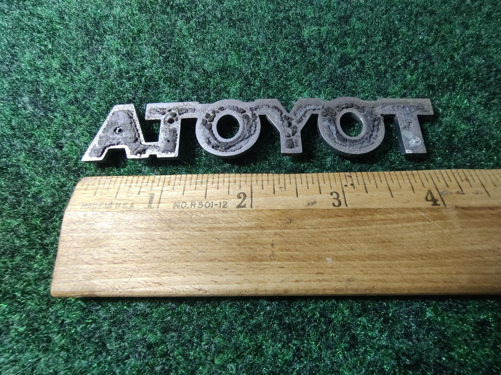 Toyota Rear Trunk Lid Emblem 4.25'' Chrome OEM 6S8
