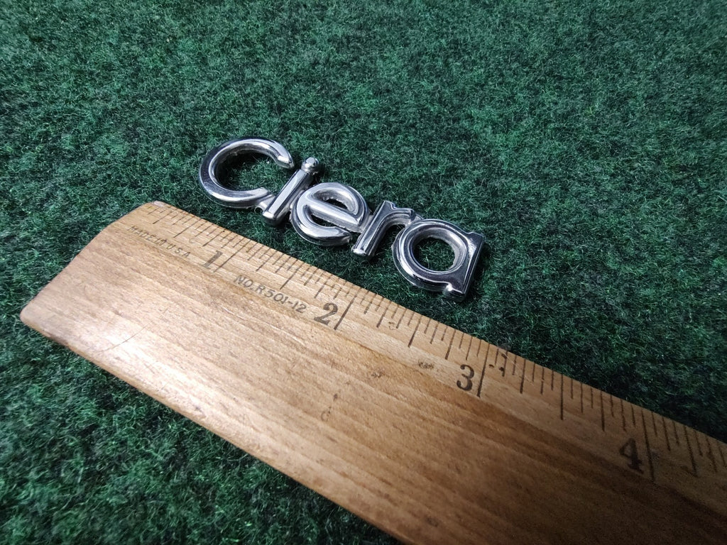 OEM Oldsmobile CIERA Emblem Badge Nameplate Metal Chrome Script Logo 7S2