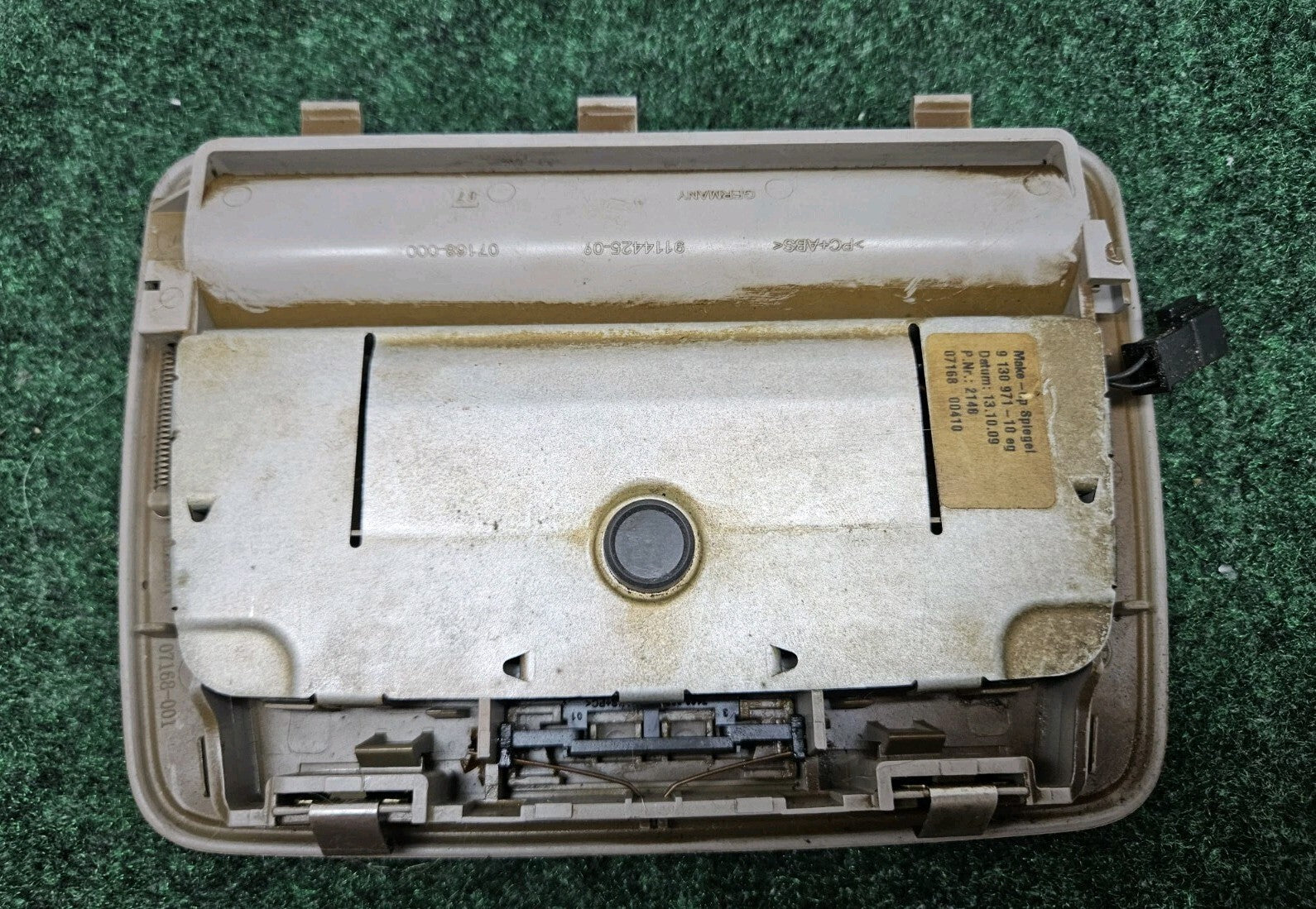 2009-2015 BMW 750LI REAR ROOF HEADLINER VANITY MIRROR LIGHT OEM 9114425-09 GL2