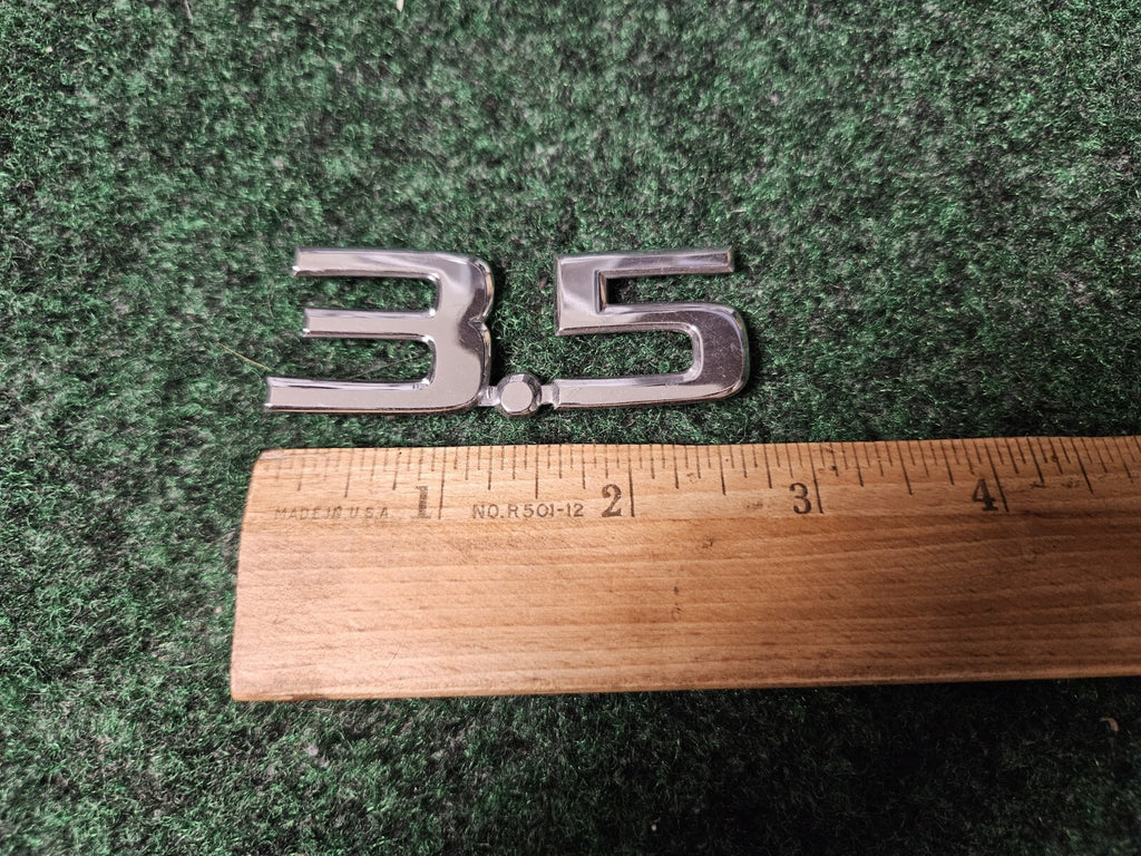 NISSAN 3.5 REAR EMBLEM LOGO Name Plate BADGE SIGN SYMBOL OEM 3M3