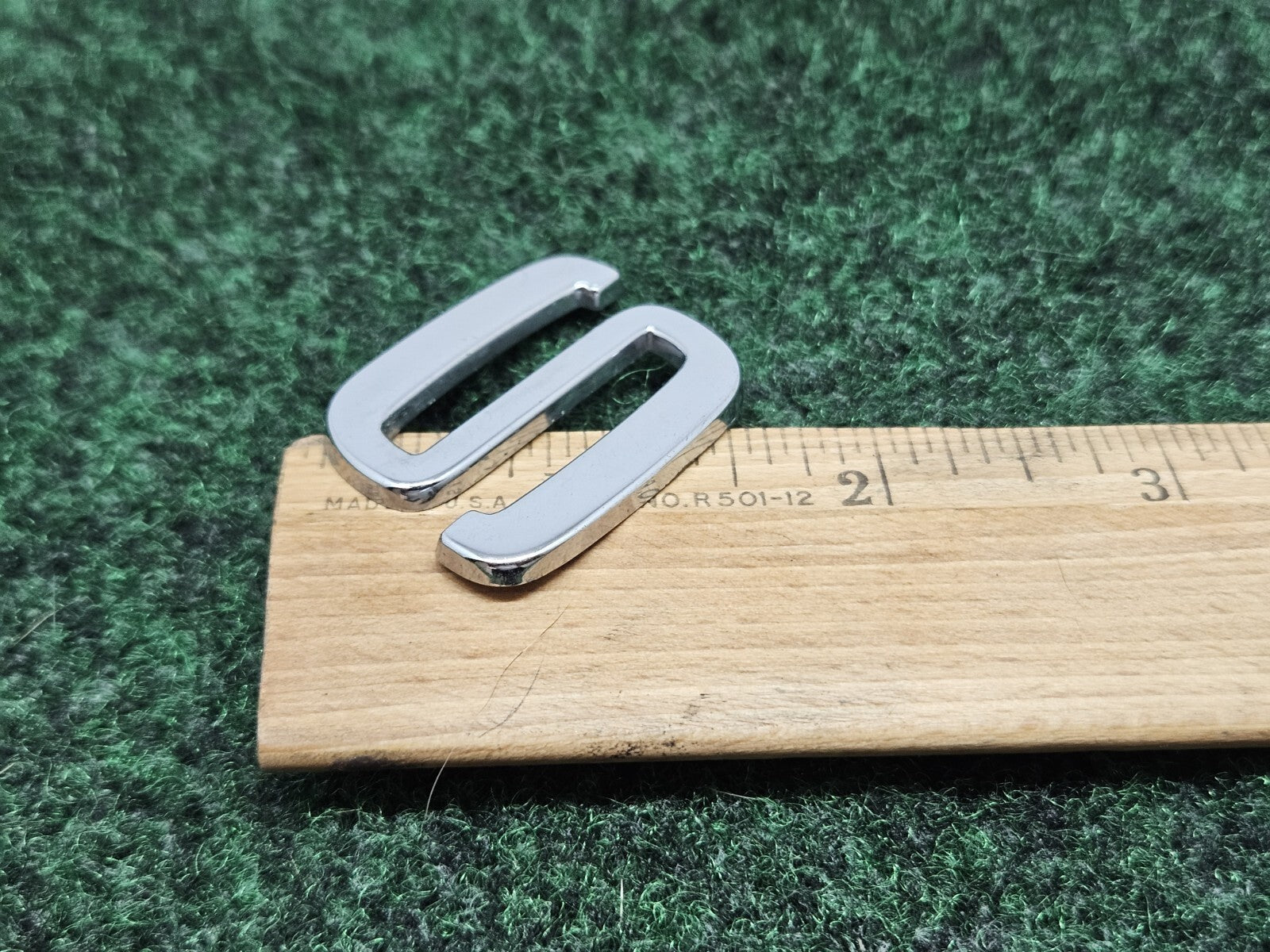 OEM "S" Chrome Individual Letter Lettering Emblem Volvo Badge Logo Nameplate 7S9