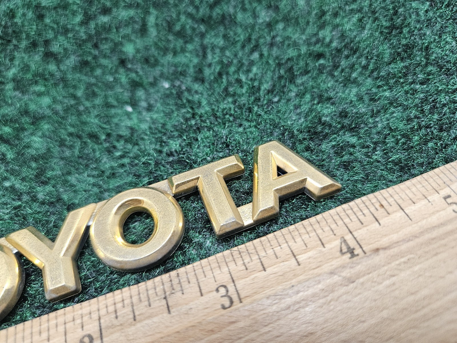 Toyota Avalon Rear Trunk Lid Emblem Name Plate 4.25'' Gold OEM 75447AC020 GL2