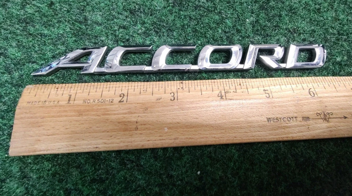 HONDA ACCORD REAR GATE EMBLEM BADGE SYMBOL NAMEPLATE NAME PLATE OEM 5S4