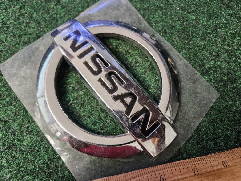 Nissan Emblem OEM Logo Name Plate Nameplate Badge 5.75" 4M6