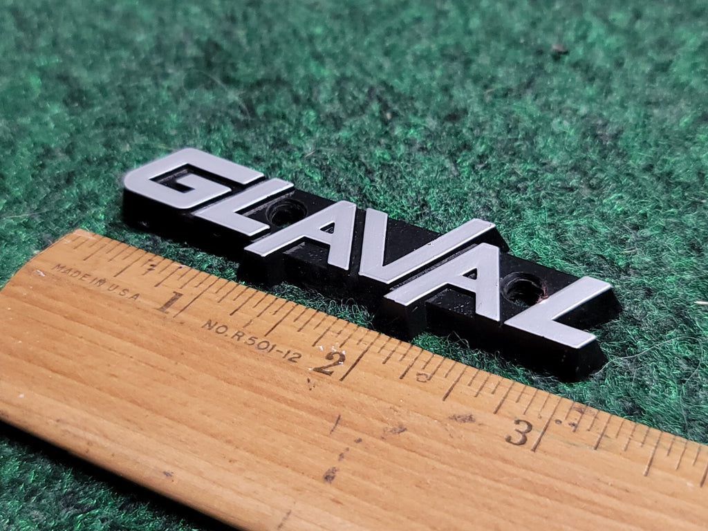 Glaval Armrest Emblem Name Plate Badge Logo OEM Genuine 1M3