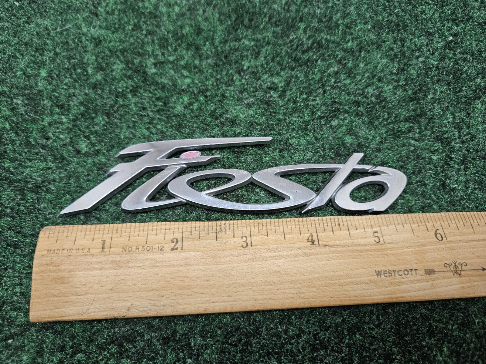 2011 - 2019 FORD FIESTA REAR CHROME EMBLEM LOGO BADGE LETTERS SYMBOL OEM GL1
