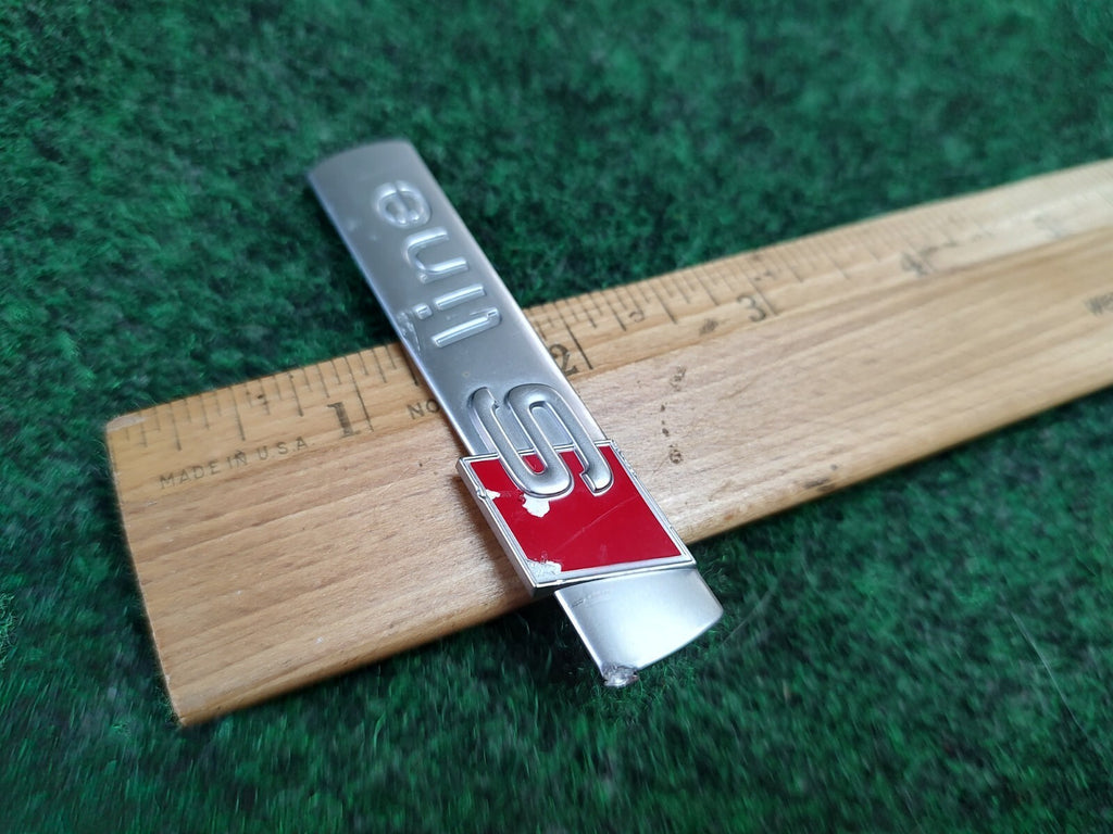 Audi A1/A3/A4/A5/A6 S Line Badge Emblem Name Plate Nameplate Logo OEM 4S1