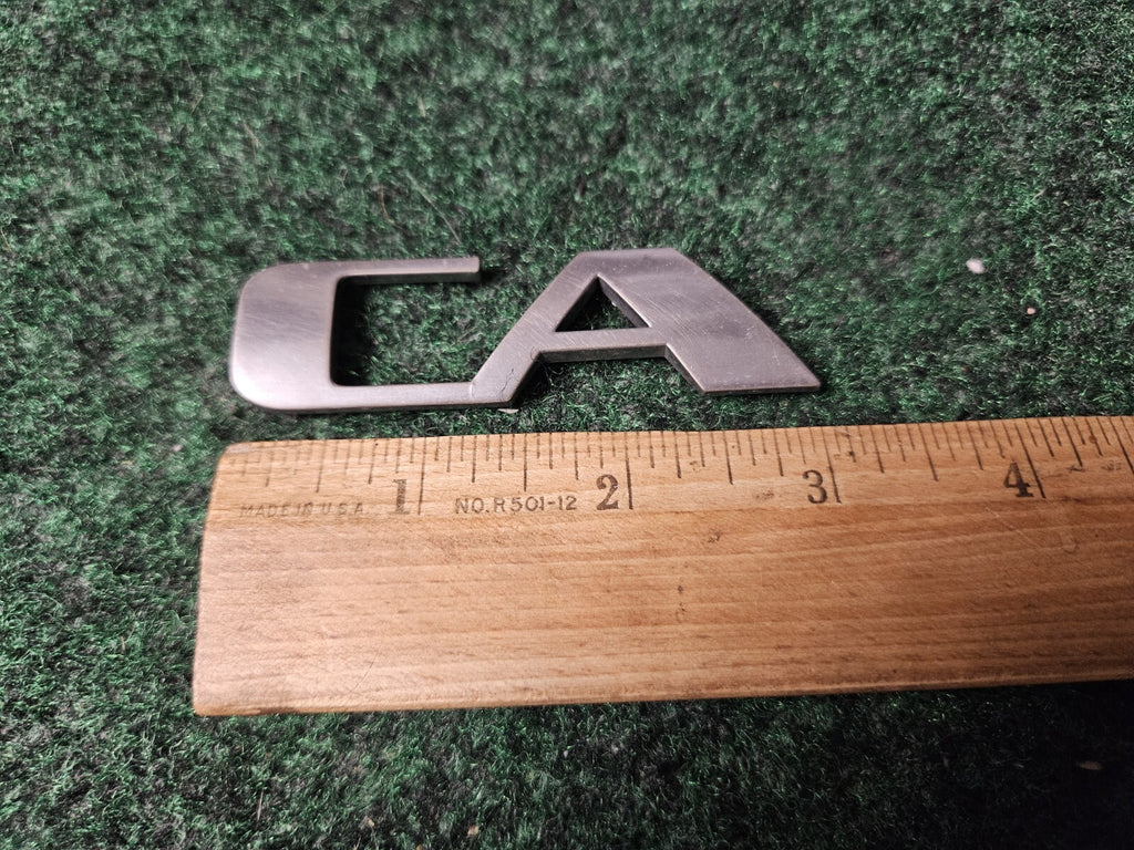 2002-2014 CADILLAC ESCALADE " CA " EMBLEM LOGO BADGE SIGN SYMBOL LETTERS OEM 3M3