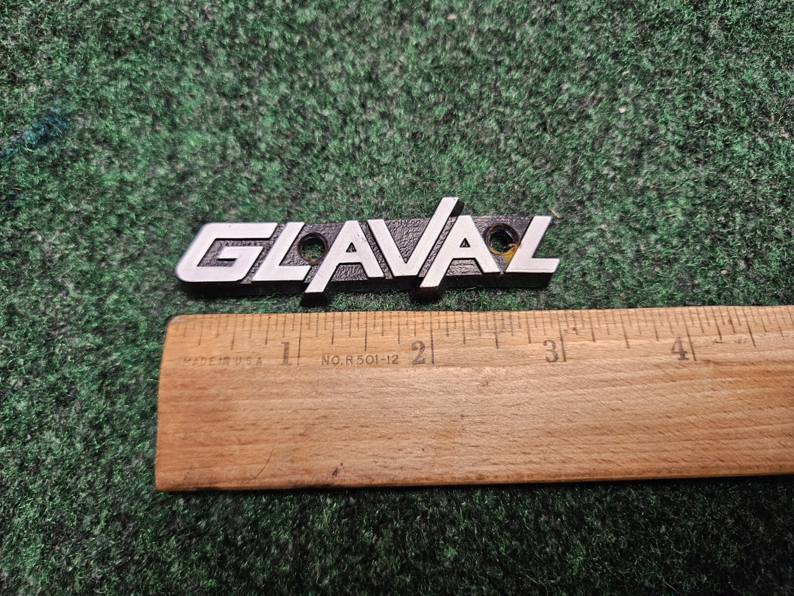 Glaval Armrest Emblem Name Plate Badge Logo OEM Genuine 5M8